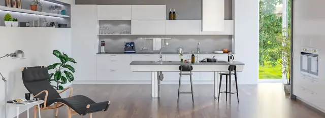 Kök med anpassad arbetshöjd